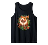 Nature Inspired Hamster Graphic Cute Hamster Tank Top