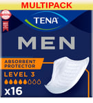 96 x TENA Men Absorbent Protector Level 3 Incontinence pads - 6 pack of 16