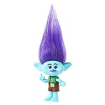 Mattel Trolls 3, Figurine Branche Aux Cheveux Éclatants Avec Tenue Amovible, 5 Articulations, À Collectionner, Jouet Enfant, A Partir De 3 Ans, HNF08