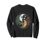 Celestial Sun And Moon Graphic Men Women Sweatshirt