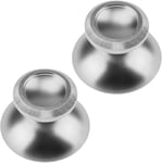 Metal Aluminum Thumbsticks Thumb Grip Stick For Ps4 Ps3 Ps2 Xbox 360 Xbox One Game System Controller 2 In 1 (Sliver) By