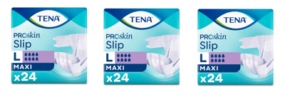 3 Pack De Tena Slip MAXI Tg. L De 24 Pièces