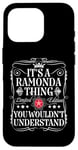 Coque pour iPhone 16 Pro Le nom de Ramonda est une histoire de Ramonda que vous ne comprendriez pas