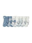 VERTBAUDET Lot de 7 paires de chaussettes étoiles et renard bébé BASICS bleu 20/21