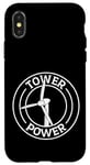 Coque pour iPhone X/XS Opérateur D'éoliennes Tower Power