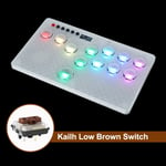 Flatbox Arcade Fight Stick Mini Hitbox Painikkeet Tyyli SWAP Kailh Switch Arcade Stick -ohjain Pico GP2040-CE PC/PS3/PS4