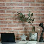 90cm wide MAKEOVER BRICK WALL DCFIX STICKY BACK PLASTIC VINYL SELF ADHESIVE FILM