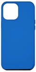 Coque pour iPhone 12 Pro Max Couleur bleu denim simple