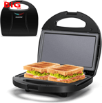 Deep  Fill  Toastie  Maker ,  Sandwich  Toaster  with  Non - Stick  Flat  Plates