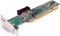 Carte Adaptateur PCI vers PCI Express - Adaptateur de Slot PCIe x1 (5V) vers PCI (5V & 3.3V) - Profil Bas (PCI1PEX1)