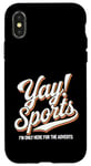 Coque pour iPhone X/XS Big Game Super Publicités Football Ironic Sports Publicités