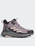 adidas Terrex Womens Anylander Rain Ready Waterproof Hiking Boots -Pink, Pink, Size 3.5, Women