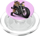 Lion Riding Classic Chopper Moto PopSockets PopGrip pour MagSafe