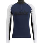 Swix RaceX Classic Half Zip M Dark Navy / Bright White