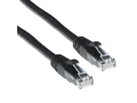 Act Black 15 Meter U/Utp Cat6a Patch Cable Snagless With Rj45 Connectors. Cat6a U/Utp Snagless Bk 15.00M (Ib2915)