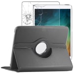 Ebeststar - Coque Ipad Pro 11 Housse Protection Pu Cuir Support Rotatif 360, Gris [Dimensions Precises Tablette : 247.6 X 178.5 X 5.9mm, Écran 11'']