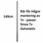 Sinox SWB 7143 - rör för högre sinox Tv-Stativ