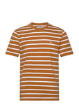 Original Penguin Org Jrsy Breton Tee Brun