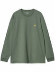 Carhartt WIP Chase Long Sleeve Tee - Duck Green Colour: Duck Green, Size: X Large