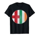 Ireland & England Deluxe Heritage Background T-shirt T-Shirt