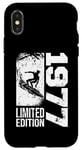 Coque pour iPhone X/XS Surfeur Surf-board Vintage born 1977 Birthday Surfing