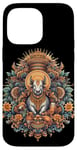 Coque pour iPhone 14 Pro Max Vache indienne Sacred Nandi