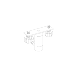 JBL VTX PM universal 35mm Pole Mount adapter, T-Bar style