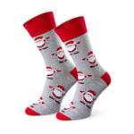 Chaussettes amusantes avec motifs de Noël pour hommes et femmes, chaussettes de Noël, chaussettes colorées pour hommes et femmes, chaussettes en coton I EU 41-43/44-46/35-37/38-40