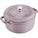 3272340055706 Staub Round Cast Iron Pot - 2.2 ltr, Cherry Blossom STAUB