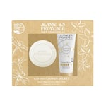 JEANNE EN PROVENCE - Coffret Cadeau pour Femme - Jasmin Secret - Savon solide 100 gr + crème mains 75 ml - 95 % d'Ingrédients d'Origine Naturelle - Fabriqué en Provence