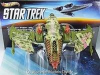 KLINGON BIRD OF PREY STAR TREK 1/50TH SCALE HOTWHEELS BOXED FILM EXAMPLE T3412