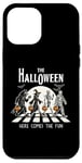 Coque pour iPhone 12 Pro Max Trick or Treat Loup-garou Sorcière Squelette Momie Drôle Halloween