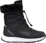 Viking Footwear Kids' Equip Warm Waterproof Zip Black/Granite, 33