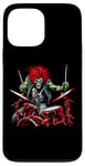 Coque pour iPhone 13 Pro Max Kit de batterie Rock and Roll Band Rock On Drum du batteur Skeleton Guy