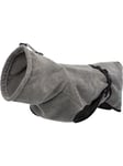 Trixie Bathrobe for dogs terry cloth XL: 75 cm grey