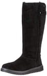 Legero Femme Campania Gore-tex doublé Chaud Botte de Neige, Noir 0000, 40 EU