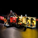 Nlne Jeu De Lumières pour (Harry Potter Poudlard Express) Modèle en Blocs De Construction - Kit De Lumière A LED Compatible avec Lego 75955, Ne Figurant Pas sur Le Modèle