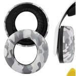 Geekria Protein Leather Replacement Ear Pads for PS5 PULSE 3D Headphones (Camo)