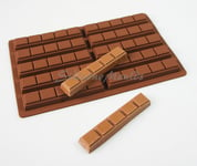 10 cell 5 Chunk Section Chocolate Bar 35g Candy Professional Silicone Mould N075