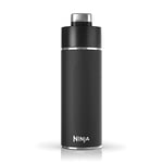 Ninja DW2401BK Thirsti 24oz Travel Water Bottle, for Carbonated Sparkling Drinks, Colder and Fizzier Longer, Leak Proof, 24 Hrs Cold, Dishwasher Safe, Stainless Steel Insulated Tumbler, Onyx Black