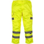 Yoko - Pantalon haute visibilité Homme cargo déperlant Jaune 42 - Jaune