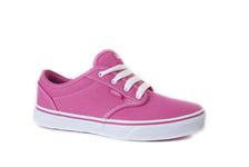 Vans Atwood (Canvas) Magenta/White VN-0 K2U8IX Girls UK 10-4