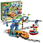 LEGO 10875 DUPLO Town Cargo Train Set with Sound & Light, Direction  (US IMPORT)