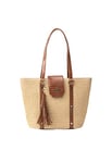 ebeeza Shopper Bag, Sac Cabas Femmes, Beige Camel