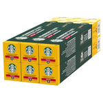 STARBUCKS Decaf Blonde Espresso Roast by Nespresso, Blonde Roast, Coffee Capsules 6 x 10 (60 Capsules)