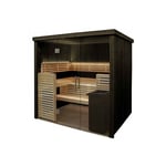 Cabine de sauna Harvia 206 x 203 x 202 cm 2 ou 3 personnes poêle à sauna fournis