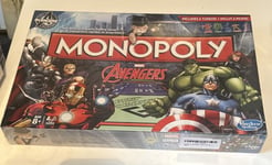 Monopoly Marvel Avengers Board Game, Age 8+ 2-6 Players New Sealed