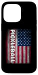 iPhone 14 Pro Max Pickleball American Flag USA Pickle Ball Player Patriotic Case