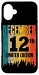 iPhone 16 Plus December 12 Limited Edition 12th Day Retro Vintage Birthday Case