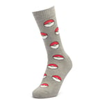 Men's Pokémon Pokeball Socks - Grey - UK 4-7.5